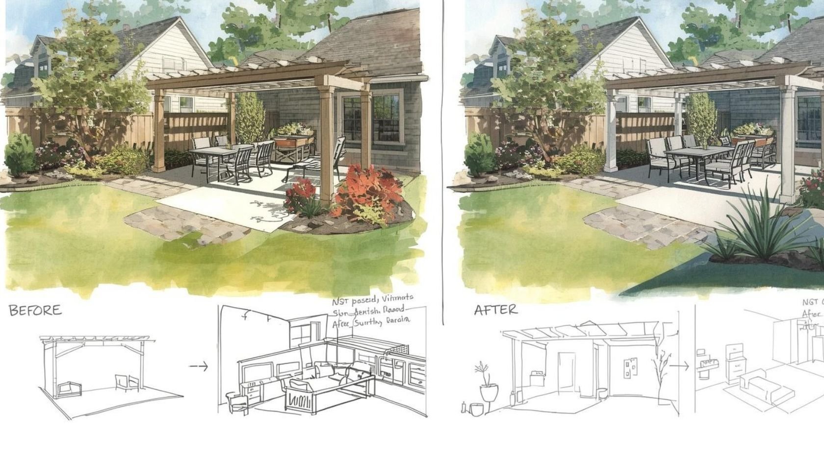 beforeafter backyard